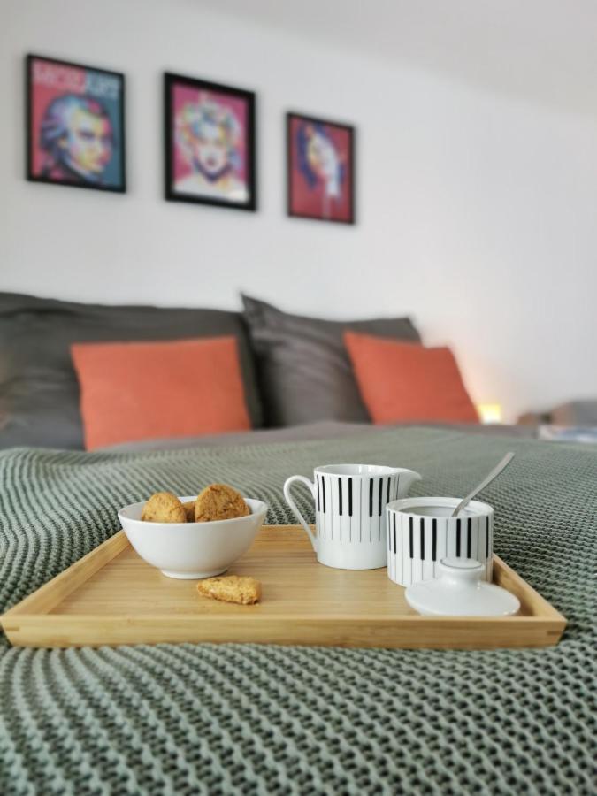 Neues City Center Piano Appartement Mit Netflix クラーゲンフルト エクステリア 写真
